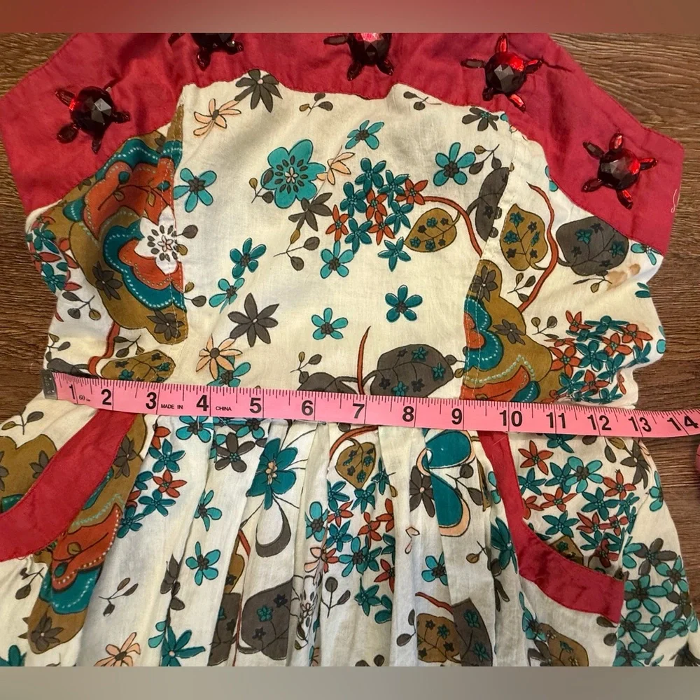 🌸 Magic Boho Floral Cotton Sundress - Picture 10 of 11